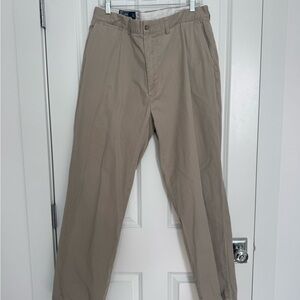 Men's Ralph Lauren Polo Khaki Straight-Leg Pants 38/32